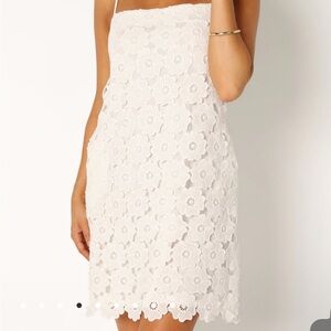 Petal and Pup lace white dress